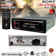 เครื่องเสียงรถยนต์ SONY CDX-GT610US วิทยุ 1din เล่นแผ่น รองรับการเล่น MP3 CD AUX USB Pre Out 2 Front