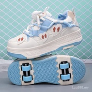 Ultra-Light 4-Wheel Detachable Roller Skates for Kids Outdoor Casual Sneakers for Boys & Girls Sport