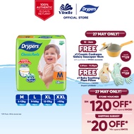 Drypers ClassicPantz Baby Diapers M58/ L48/ XL44/ XXL36 (1 Pack)