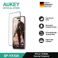 Ready || Aukey Iphone 15 Series Anti-Glare Matte Tempered Glass