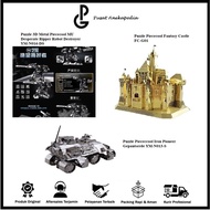 3D Metal Piececool Ripper Robot Destroyer Puzzle - Iron - Fantasy Castle