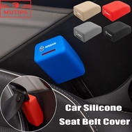 Nissan Car Silicone Seat Belt Cover Auto Safety Belt Anti-Scratch Protector Cover For Navara Almera 