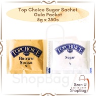 Sugar Sachet Gula Paket 5g x 250s (Top Choice)