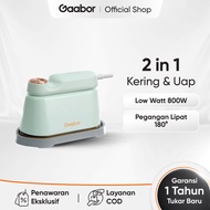 Gaabor Mini Travel Portable Electric Steam Iron Low Watt 800W Multifunction 2in1 Steam Iron / HM-M01