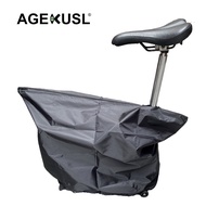 AGEKUSL Bike Dust Cover Storage Garage Bag Rainproof Use For Brompton 3Sixty Pikes Royale Camp Crius Trifold Folding