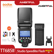 Godox TT685II On-กล้องถ่ายรูปความเร็วสูง2.4G ระบบแฟลช X อุปกรณ์เสริมไฟถ่ายรูป TTL HSS ตัวยิงแฟลชสำหร