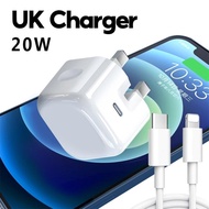 MyShop Dual PD Fast Charger 35W Type C 20W Phone Charger Adapter For iPhone Quick Charge 3.0 UK Plug