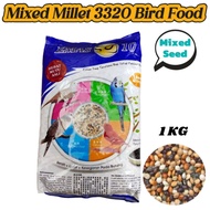 Healthy Mixed Millet Seeds for Small Pet Birds 1KG Bird Food