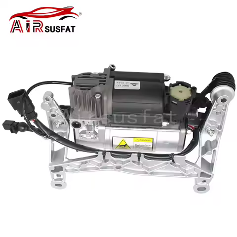 For Porsche Cayenne 955 957 02-10 VW Touareg 7L Air Suspension Compressor Pump with Bracket 95535890