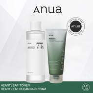 Anua Heartleaf 77% Soothing Toner 250ml+Anua Heartleaf Quercetinol Pore Deep Cleansing Foam 150ml