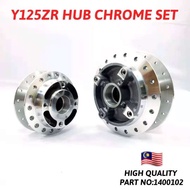 Y125ZR YAMAHA HUB CHROME SET.