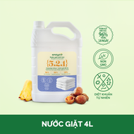 Nước giặt sinh học ENZYCO can 4L - Chiết xuất Bồ hòn và Enzyme Dứa