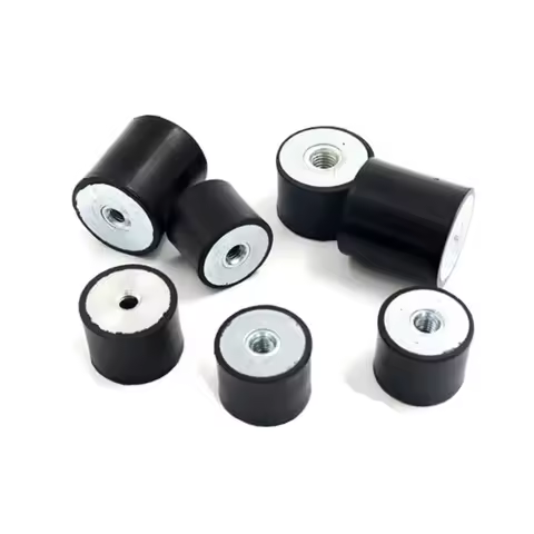 Anti Vibration Rubber Isolator Mount, M6 M8 DD Female Thread Anti Vibration Bobbin Isolator Damper R