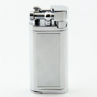 Luxury Metal Butane Gas Pipe Lighter Vintage Inflatable Smoking Cigarette Lighter Collection Gift