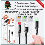 MCDODO CA-7410, CA-7411, CA-8060/8061/8062 AUTO POWER OFF Cable 1.2/1.8 Meter Type-C/ Micro Cable