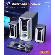 SUPER BASS SOUND HOME THEATER SYSTEM 2.1 CHANNEL STAR GOLD SG G-3/SG G 2021 QUALITY BLUETOOTH USB+FM