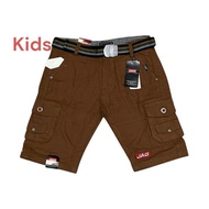 New cargo shorts 6 pocket for Kids boy shorts