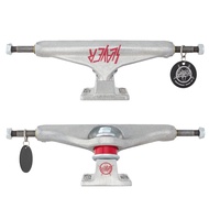 [CLEARANCE] Independent x Slayer 144 Stage 11 Polished Silver Skateboarding Trucks (7020322)