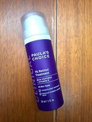 正品正貨，寶拉真選Paula's choice Retinol Treatment 1% with Peptides +Vitamin C 寶拉真選A醇精華，含胜肽加維C Paulas choice,