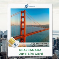 【USA/Canada】USA/Canada Roaming Data Travel Sim Card 【5-15days】GoGo Roaming Travel Data Sim Card