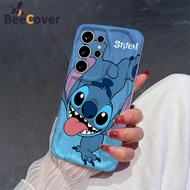 Cute Playful Stitch Casing for OPPO A15 A16 A17 A31 A3S A53 A54 A55 A57 A5S A12 A74 A76 A78 A92 A9 A