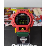 Original G-Shock DW-003 Vintage USED with Custom BnB DW-9052 Rasta Theme