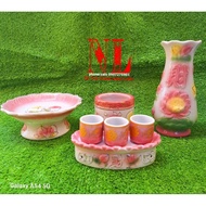 The 60cm Wide Altar Peach Pink Altar Suit Altar With Apple Table, Heaven Soil, Opening