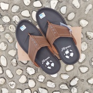 SANDAL KULIT PAKALOLO N2351 SANDAL CASUAL / SANDAL JEPIT PAKALOLO/ PAKALOLO WARNA COKLAT#sandal cowo