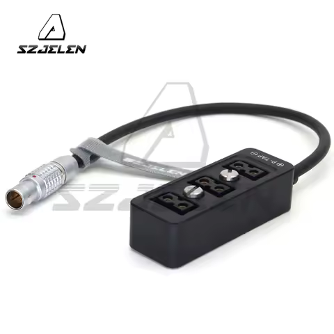 DJI Ronin 2 DC Output Port 6-Pin to P-tap Female DTAP Power Distributor 1/4 "Screw Metal Aluminum Sh