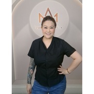 B6221 CHIC BUTTON TOP