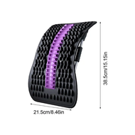 （BJYX) Fitness Lower Back Stretching Board Back Stretcher For Yoga Adjustable Waist Neck Massager Fi