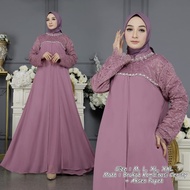 DRESS GAMIS PESTA - GAMIS ATHAYA DRESS - DRESS MEWAH - GAMIS PESTA -