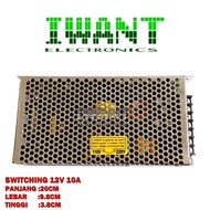 10A NET POWER SUPPLY ADAPTOR SWITCHING 10A 12V SWITCHING 12V 10A INPUT 110-230V OUTPUT 12V 10A PUWER