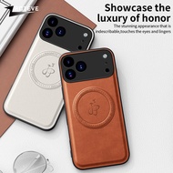 For iPhone 17 Air 17e 16 16e 15 14 13 Pro Max Case Zroteve For Magsafe Magnetic PU Leather Phone Cov