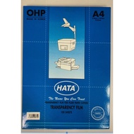 READY STOCK : HATA OHP TRANSPARENCY FILM OVERHEAD PROJECTOR FILM A4 SIZE at loose SHEET