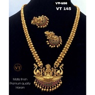 Indian matt finish haram jewellery