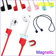 VDSHE Soft Silicone Anti Lost Magnetic Rope Earphones for Apple Airpods 3 1 Air Pods Pro 2 Bluetooth Wireless Headphone Earbuds Strap NBSHS