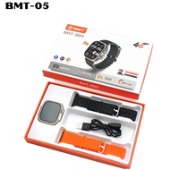 BMT B05 Ultra Smart Watch 2 Straps Sim Slot Android Watch 4G SIM Card Phone Call Ultra 9 Smartwatch