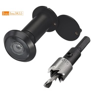 220-Degree Solid Peep Holes for Door with 16mm Drill Bit,0.63in Door Peephole for Door Thick From 1-
