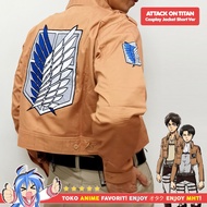 Attack On Titan Jacket EMBROIDERED Anime AOT Shingeki no Kyojin SNK Scouting Legion Survey Corps Sho
