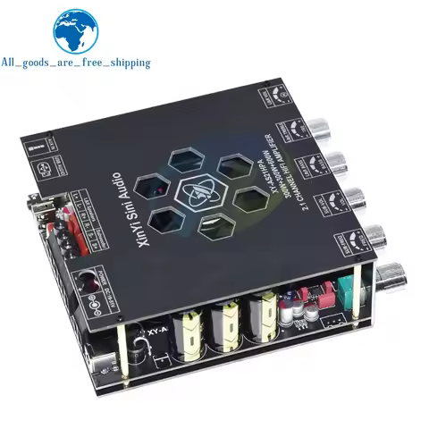 XY-AS21HPA Bluetooth High-Power Digital Amplifier Board 2.1 Channel Subwoofer 300W*2+600W Dual TPA32