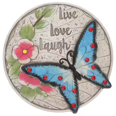 Garden Stepping Stone Outdoor Walkway Stepping Stone for Garden Cement Pave Ornament for Backyard St