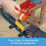 Thomas & Friends Diesel's Lift & Load Construction Set, Motorized Toy Train With Track & Cargo