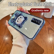 Cho Vivo Y20 trường hợp silicon mềm Bling bằng nhựa TPU mạ điện cho Vivo y20a Vivo y20g v2029 v2037