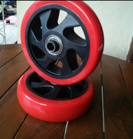 roda pu 5 inch roda troli 5 inch roda saja 1 pcs