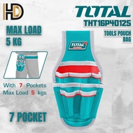 TOTAL 7 Pockets Tools Pouch Bag / TOTAL Pouch Bag / TOTAL Tool Bag / THT16P40125