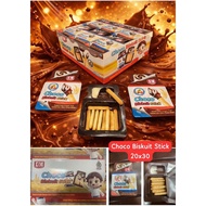 Choco Biscuit Stick contains 30