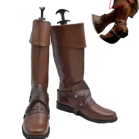 Flynn Rider Cosplay Shoes Game Boots High Quality Custom-made