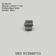 Recoil m4x0.7 1.5D helicoil m4 x 0.7 spring recoil perbos m 4