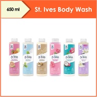 【Mix】St Ives Body Wash, 650ml Soothing Body Wash Body Exfoliator
